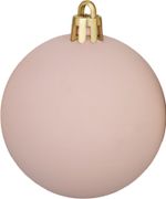Gömbök MagicHome Karácsony, készlet, 20 db, rózsaszín, vegyes, karácsonyfára, 6 cm