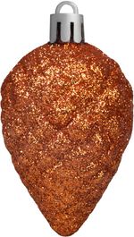 Ornaments MagicHome Christmas, set, 20 pcs, copper gold, mixed, for Christmas tree