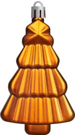 Díszek MagicHome karácsonyi, Szett, 20 db, réz-arany, vegyes, karácsonyfára