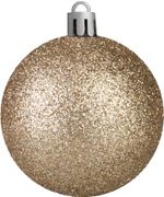 Gömbök MagicHome Karácsony, készlet, 32 db, pezsgő, vegyes, karácsonyfára