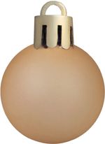 Gömbök MagicHome Karácsony, készlet, 32 db, bronz, vegyes, karácsonyfára