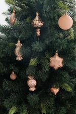 Baubles MagicHome Christmas, set, 32 pcs, brown, mix, for Christmas tree