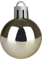 Gömbök MagicHome Karácsony, készlet, 32 db, bézs, vegyes, karácsonyfára