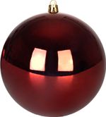 Balls MagicHome Christmas, 2 pcs, burgundy, for Christmas tree, 12 cm