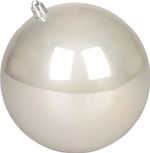 Balls MagicHome Christmas, 2 pcs, beige, for Christmas tree, 12 cm