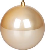 Baubles MagicHome Vianoce, 2 pcs, gray-beige, for Christmas tree, 12 cm
