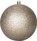 Balls MagicHome Christmas, 2 pcs, beige, for Christmas tree, 12 cm