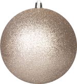 Balls MagicHome Christmas, 2 pcs, champagne, for Christmas tree, 12 cm