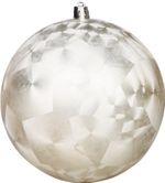 Baubles MagicHome Vianoce, 2 pcs, grey, for Christmas tree, 12 cm