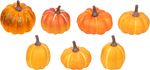 Decoration MagicHome Nature, pumpkins, in a net, pack. 6pcs