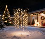 Tree MagicHome Christmas, willow, 384 LED, warm white, 180 cm