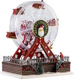 Decoration MagicHome Christmas, Ferris wheel, rotating, LED, plastic, 16x23x27 cm