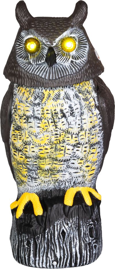 Bird Repeller Strend Pro, owl, solar, USB, rotating head, sound, glowing eyes