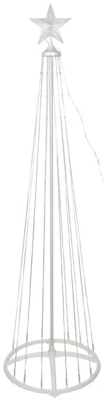 Decoration MagicHome Christmas, tree, 190x LED, warm white, plastic-copper, 50x180 cm