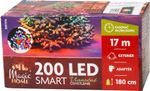 Fényfüzér MagicHome, karácsonyi, vezérlővel, 200xLED, vegyes színek, 17 m