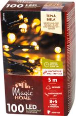 String light MagicHome Christmas, 100x LED, warm white, 5 m