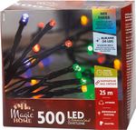 Fényfüzér MagicHome Karácsony, időzítő, 500xLED, színes, 10 funkció, 25 m, IP44
