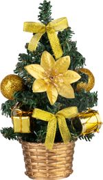 Dekoráció MagicHome Karácsony, fenyőfa, dobbal, 21 cm