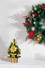 Dekoráció MagicHome Karácsony, fenyőfa, dobbal, 21 cm