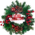 Decoration MagicHome Christmas, Wreath, diameter 25 cm