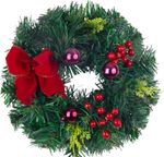 Decoration MagicHome Christmas, Wreath, diameter 22 cm