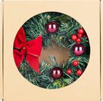 Decoration MagicHome Christmas, Wreath, diameter 22 cm