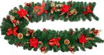 Decoration MagicHome Christmas, Garland, red, 200 cm