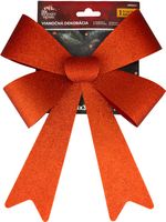 Decoration MagicHome Vianoce, bow, red, 38 x 30 cm