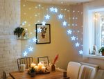 String light MagicHome Christmas, curtain, stars, 142xLED, cool white, 3 m