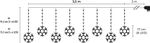 Chain MagicHome Christmas, timer, snowflakes, 96xLED, cold white, 13 functions, 3.5 m, IP44