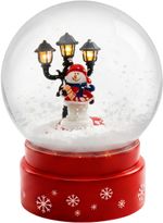 Decoration MagicHome Christmas, snow globe, 1xLED, cool white, 14x14x19 cm, 3xAAA