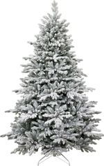 Tree MagicHome Christmas Frosty, flocked, 3D+2D, extra dense, 210 cm