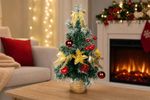 Christmas Tree MagicHome, decorated, gold-red, 40 cm