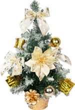 Christmas Tree MagicHome, decorated, gold, 30 cm