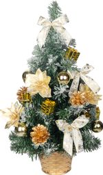 Fa MagicHome Karácsony, díszített, arany, 50 cm