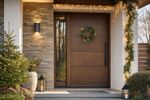Wreath MagicHome Christmas, red, 30 cm
