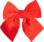 Decoration MagicHome Christmas, bow, red, 13x15 cm, pack of 2 pcs