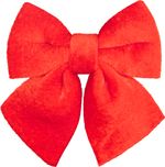 Decoration MagicHome Christmas, bow, red, 11x13 cm, pack of 3 pcs