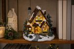 Decoration MagicHome Christmas, Cottage LED, 3xAA, 22.5x17.5x21 cm