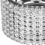Candle holder MagicHome Christmas, for tea lights, with gems, 5x3.5 cm