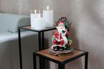 Decoration MagicHome Christmas, Santa on throne, 14x14x20 cm