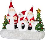 Decoration MagicHome Christmas, Santa JOY, 11x24.5x19.5 cm