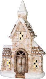 Dekorácia MagicHome Vianoce, domček, LED, 14.5x28x46 cm