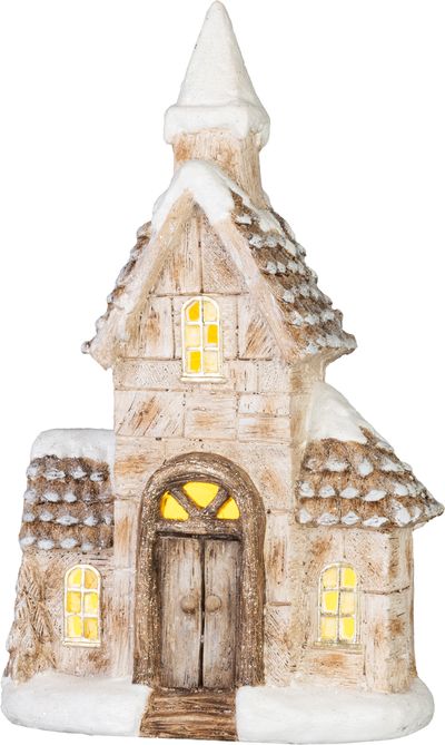 Decoration MagicHome Vianoce, house, LED, 28 x 14.5 x 46 cm