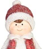 Decoration MagicHome Christmas, Boy, 9 x 5.5 x 15.5 cm