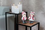 Dekorácia MagicHome Vianoce, Dievča, 5.5x9x15.5 cm