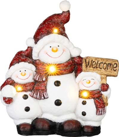 Decoration MagicHome Christmas, Snowman, LED, 35.8 x 15.6 x 41 cm