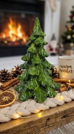 Decoration MagicHome Christmas, Tree, 10.5x11x15 cm