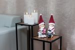 Decoration MagicHome Christmas, Boy with penguin, 6.3x9.3x22.5 cm