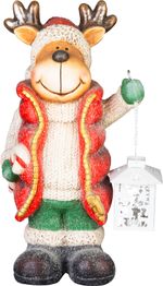 Dekoráció MagicHome Karácsony, Rénszarvas, LED, 22 x 17 x 43 cm